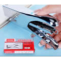 Weibo Labor-saving metal stapler Hand-held office tools Standard conventional press type practica...