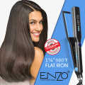 ENZO High quality professional custom hair straightener crimper flat iron enzo hair spray heatles...