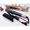 Hair Straightener and Curler 2 in 1, Twist Straightening Curling Iron, Professional Negative Ion ...