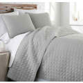 Quilt Set Queen Size, Elegant Square Pattern, Ultra Soft Lightweight Bedspreads & Coverlets, Quil...