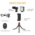 LED Fill Light For Phone And Camera Tripod Holder With Remote Control