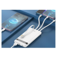 Remax 10 000Mah Power Bank Fast Charging - Built In Cables