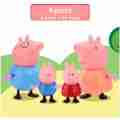 Peppa Pig Mini Family Dolls 4pc