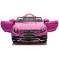 Licensed ride-on car for children Mercedes S650 MAYBACH, 90W, 12V, premium, pink or red