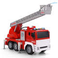 Fire Truck Toy Jumbo Friction Powered Fire Engine Truck with Lights and Sounds/Sirens, Rescue Boo...