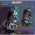 Noise Audio Cancelling Control RGB Headphones Over-Ear USB Mic and Gaming Wired Headse
