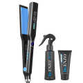 ENZO High quality professional custom hair straightener crimper flat iron enzo hair spray heatles...