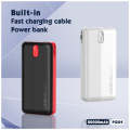 LDNIO PQ24 - 20000mAh Power Bank with Built-in Cables - 22.5W MAX - BLACK