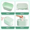 Portable Heated Wet Wipe Dispenser Wet Tissue Warmer USB Adjustable Baby Wipe Warmer Heater with ...