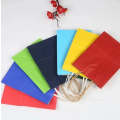 Kraft Paper Bag with Handles Solid Color Gift Packing Bags for Store Clothes Wedding Christmas Su...