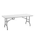 Rectangular Outdoor Camping Table Folding Type : Available In Black or White