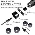Hole Saw Kit, 6-Piece Set
