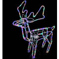 3D LED Deer Christmas Light Display Mixed Lights RGB