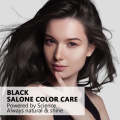 Black Hair Dye Shampoo, Semi-Permanent Hair Color,Instant Hair Dye Black For Men & Women -400ml