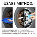 Wheel and Tire Cleaner Tire Shine Spray Wheel Cleaner 100ML Wheel Cleaning Spray for Car Wash Det...