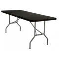 Rectangular Outdoor Camping Table Folding Type : Available In Black or White