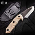 OUTDOORS - fixed blade knive with sheath,Tanto knife,survival tactical knife,Ergonomics G10 anti-...