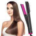 3-in-1 hair straightener, curling iron, hair straightening comb, with LED temperature display, fo...