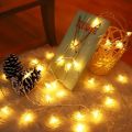 Solar Fairy Christmas Tree  Design Warm White LED Lights