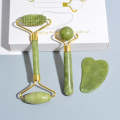 Amethyst Massager 100% Natural Green Gemstone Anti-Aging Facial Eye Roller Massager
