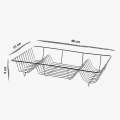 Large Kitchen Dish Drainer Rack Cutlery Cup Plate Chrome Holder Drying Stand