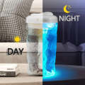 Newest Glass Air Humidifier With colorful Night Light 380ml Air Humidifier Aromatherapy Essential...
