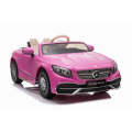 Licensed ride-on car for children Mercedes S650 MAYBACH, 90W, 12V, premium, pink or red