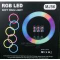RGB,White ,Cold & Warm White Ring Light for Social Media With Tripod Stand 56cm 22 inch