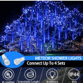 Christmas Outdoor Lights, LED Meteor Shower Lights for Christmas Decorations Tubes, Waterproof Ic...