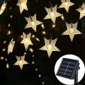 Christmas Solar Star Shaped Fairy Lights
