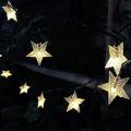 Christmas Solar Star Shaped Fairy Lights