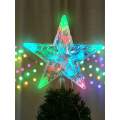Christmas 15cm Tree Top LED Star Warm RG