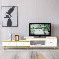 Adjustable Tv stand  -  Black BlackBone Gold Adjustable Plasma TV stand or White&gold