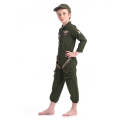 Kids Air Force Fighter Costume Children Pilot Jumpsuit Carnival Party Cosplay Roleplay Costumes D...