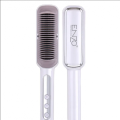 ENZO Negative Ion Straighten Hair Comb Brush Ceramic Smoothing Fast Heated Electric Hair Straight...
