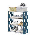 Simple Practical Shoe Rack 4 Tiers Shoe Cabinet for Home Dorm Room Balcony Multifunctional Assemb...