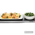 Condere Long Electric Hot Tray, Stainless Steel Glass, in, Black