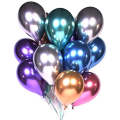Chrome Metallic Balloons Latex Helium Balloon for Birthday Wedding Christmas Kids' Party Decor 12...