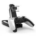 PS5 Game Controller Handle Dual Charger Dock for Sony PS5 Dual Wireless Charging Desktop Stand