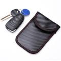 Carbon fiber pattern RFID signal shielding key case