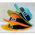 Summer Straw Colourful Wide Brim Hats