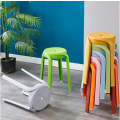 Stackable Stool Colorful Plastic Stools For Classrooms, Homeschool Learning And Offices, Round Fl...