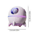 Rechargeable Space Capsule Air Humidifier, USB Ultrasonic Cool Mist Aromatherapy Water Diffuser w...