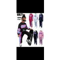 Tween Girl Campus Sports Leisure Hooded Knitted Tracksuit Various Colours Available
