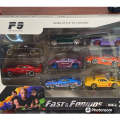 Fast & Furious New Die Cast Alloy Cars  Set of 8