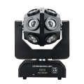 LED stage light 12*10W powerful RGBW 4 in 1 rotating beam moving head light effect, suitable for ...