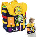 Montessori Educational Toy Bag Kids Busy Sensory Board Skills Sensory Gift Backpack