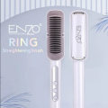 ENZO Negative Ion Straighten Hair Comb Brush Ceramic Smoothing Fast Heated Electric Hair Straight...