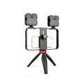 Phone Vlogging Kit with Tripod Grip (Double Light)