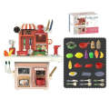 Children Play House Tableware With Light Music Kitchen Toy Set Kids Gift 23pc